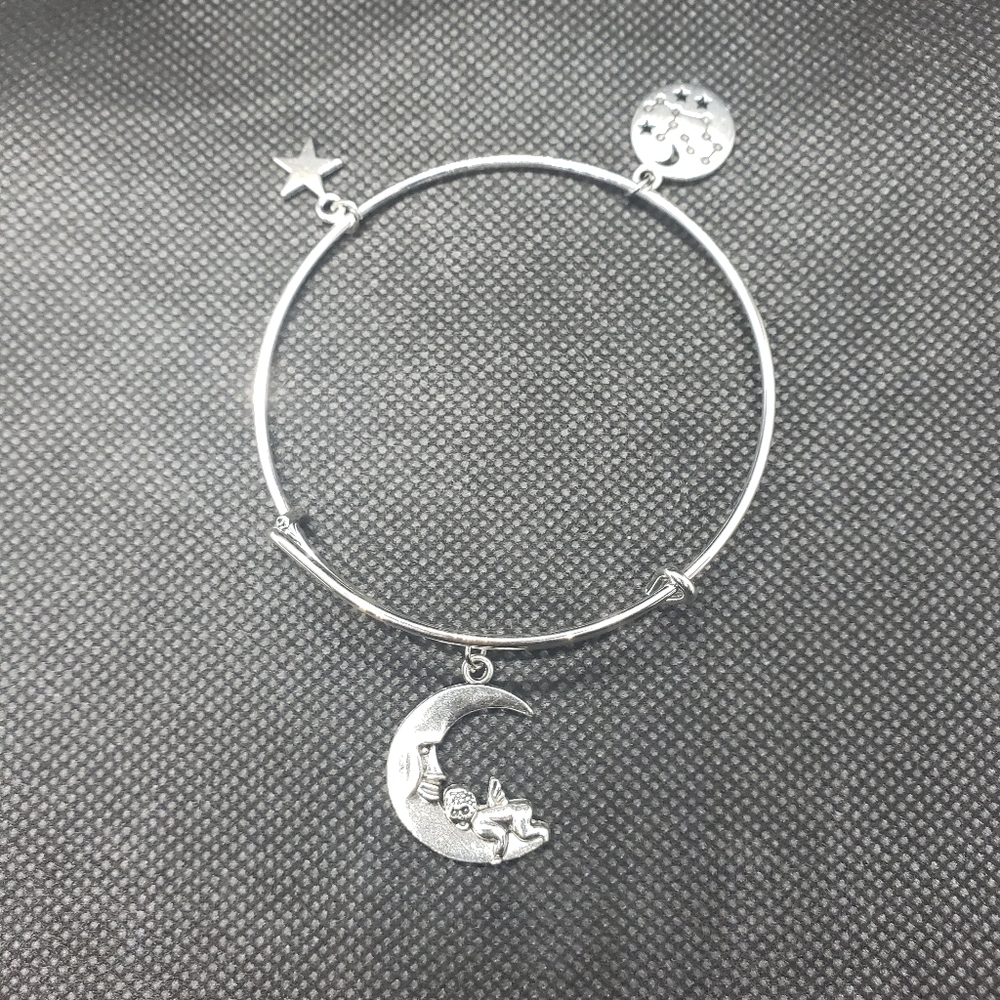 Man on the Moon  charm bracelet